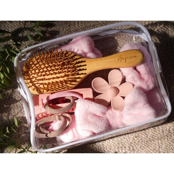 Spa Headband Wristband Set Cotton Face Mask Makeup Skin Care Gifts for Teens - Picture 3 of 6